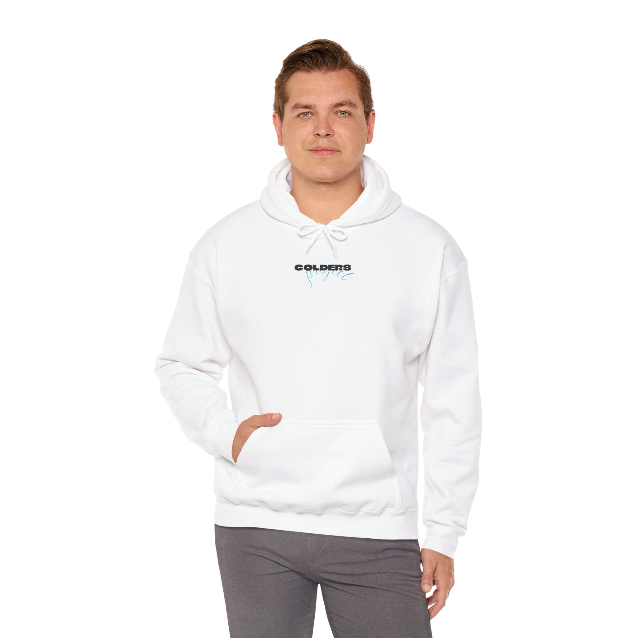 sudadera hoodie white