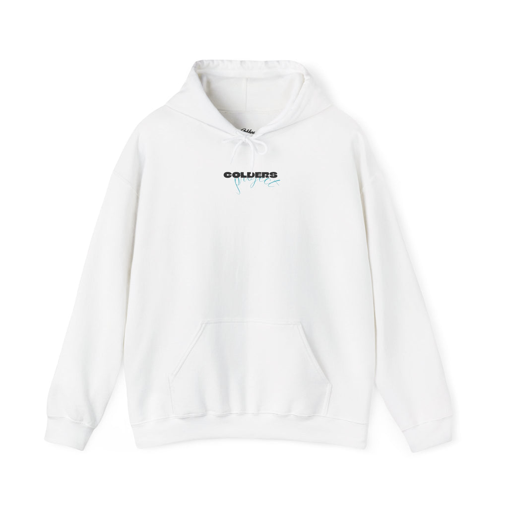 sudadera hoodie white