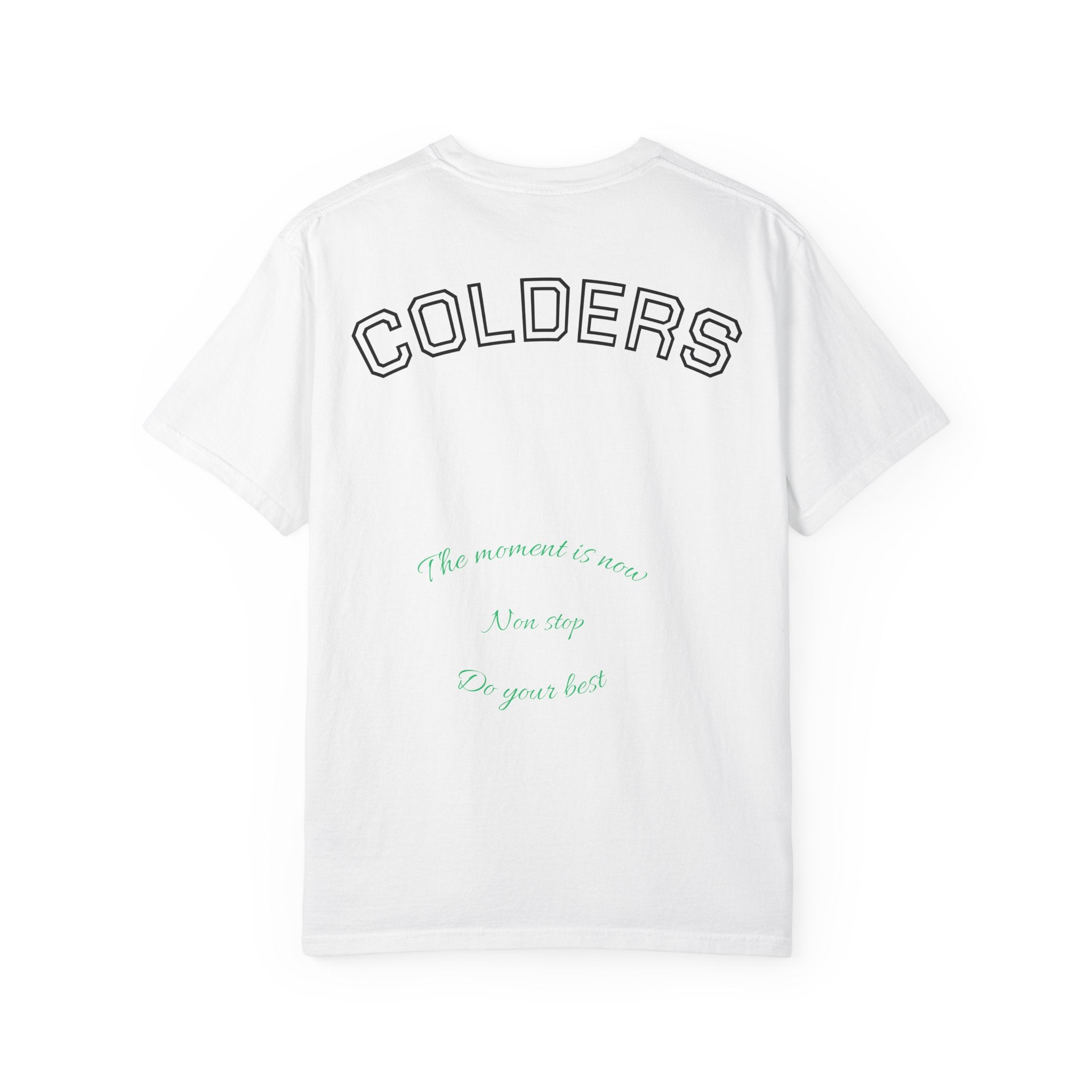 Camiseta mangas cortas white back design